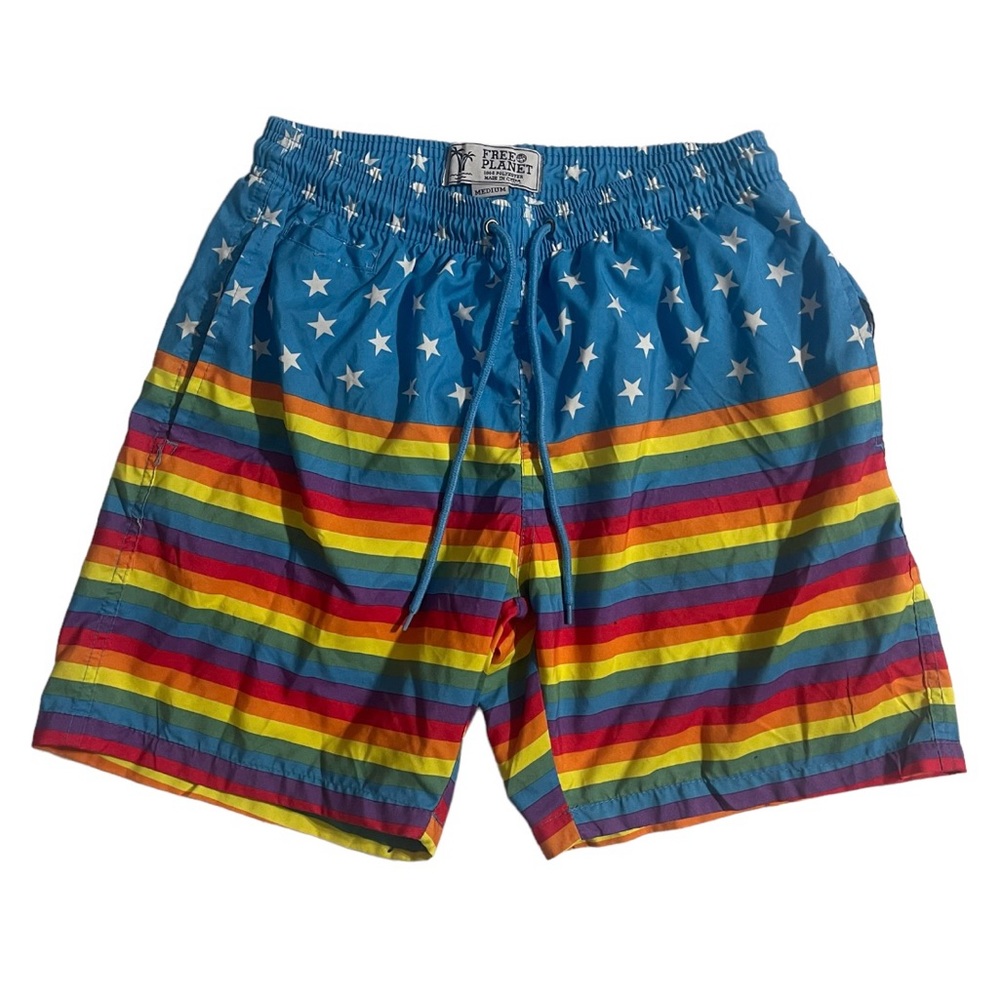 Free Planet Mens Medium Swim Shorts